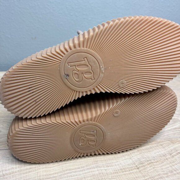 Paul Green Lace Up Platform Hiking Ankle Boots Tan Suede Gorpcore Size 6.5 US - Picture 2 of 11